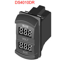 Dual Voltmeter Socket - 6-60V - DS4010DR ASM